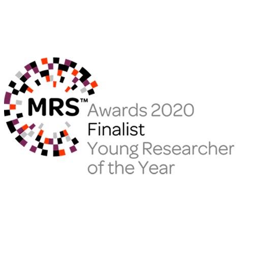 Market Research Society Awards 2020. Finalist. Young Researcher of the Year